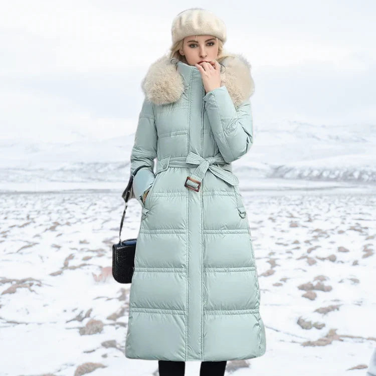 Elegante Damen-Winterjacke Luxus-Design