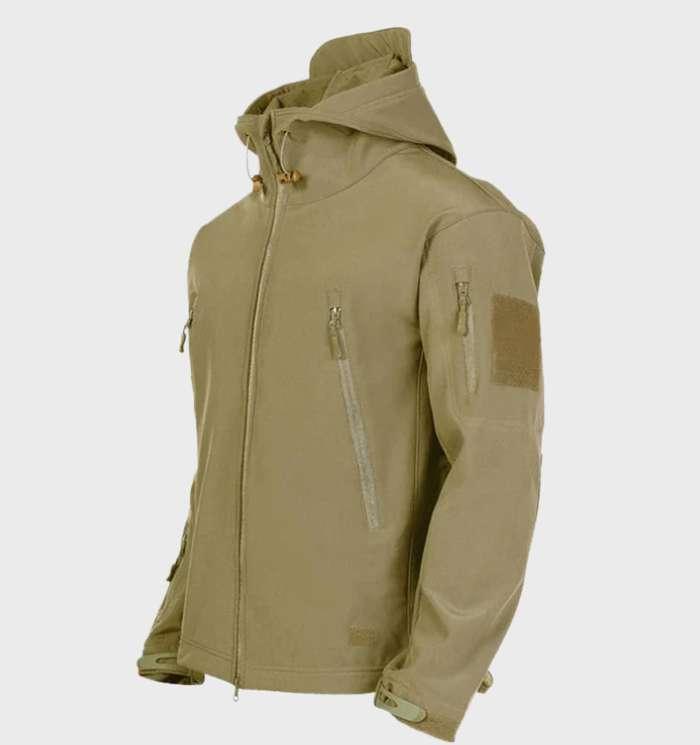 Wasserdichte Herren Winterjacke Schwarz
