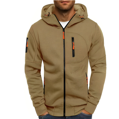 Praktische Herrenjacke mit Kapuze Sportlich - IdealeKleiden