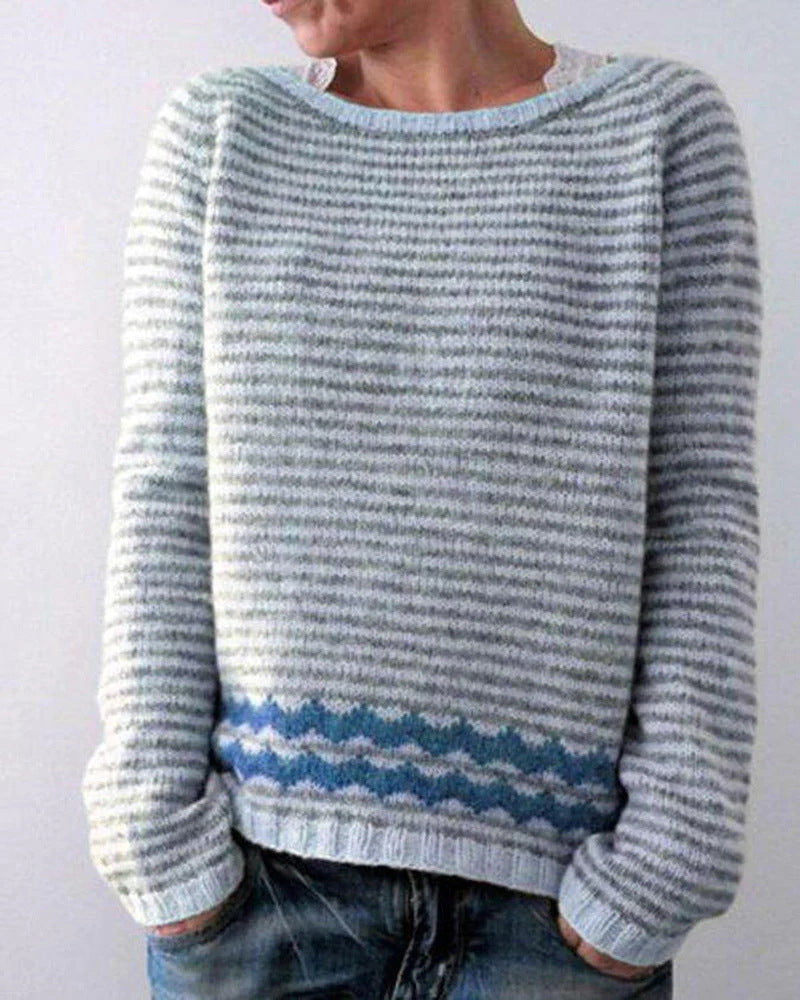 Damen Pullover Retro Style