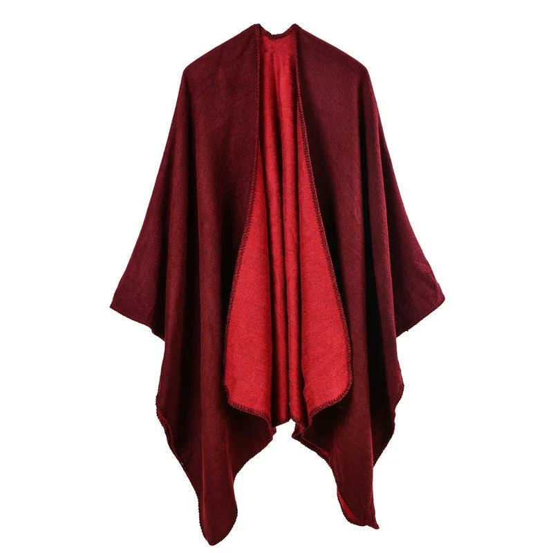 Weicher Poncho Damen Elegant Oversized