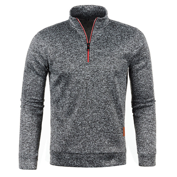 Weicher Strickpullover Damen Pullover mit Polo Kragen