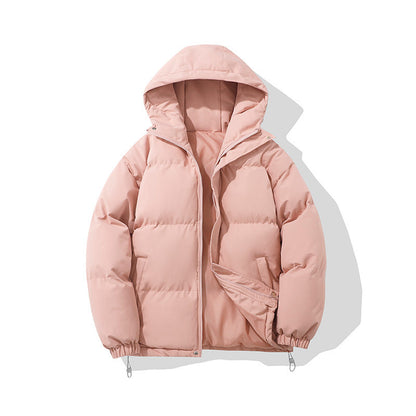 Frauen Winterjacke Warm Gepolstert Kapuze
