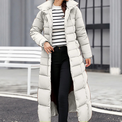 Stylische Damenpufferjacke Elegant Knopf