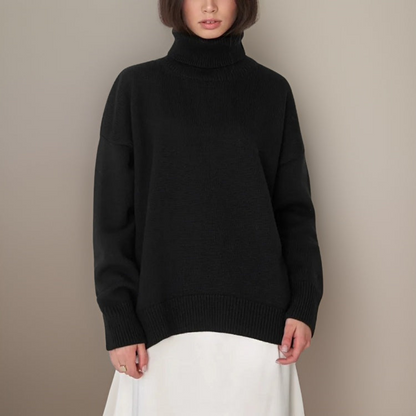 Damen Rollkragenpullover Warm Winter