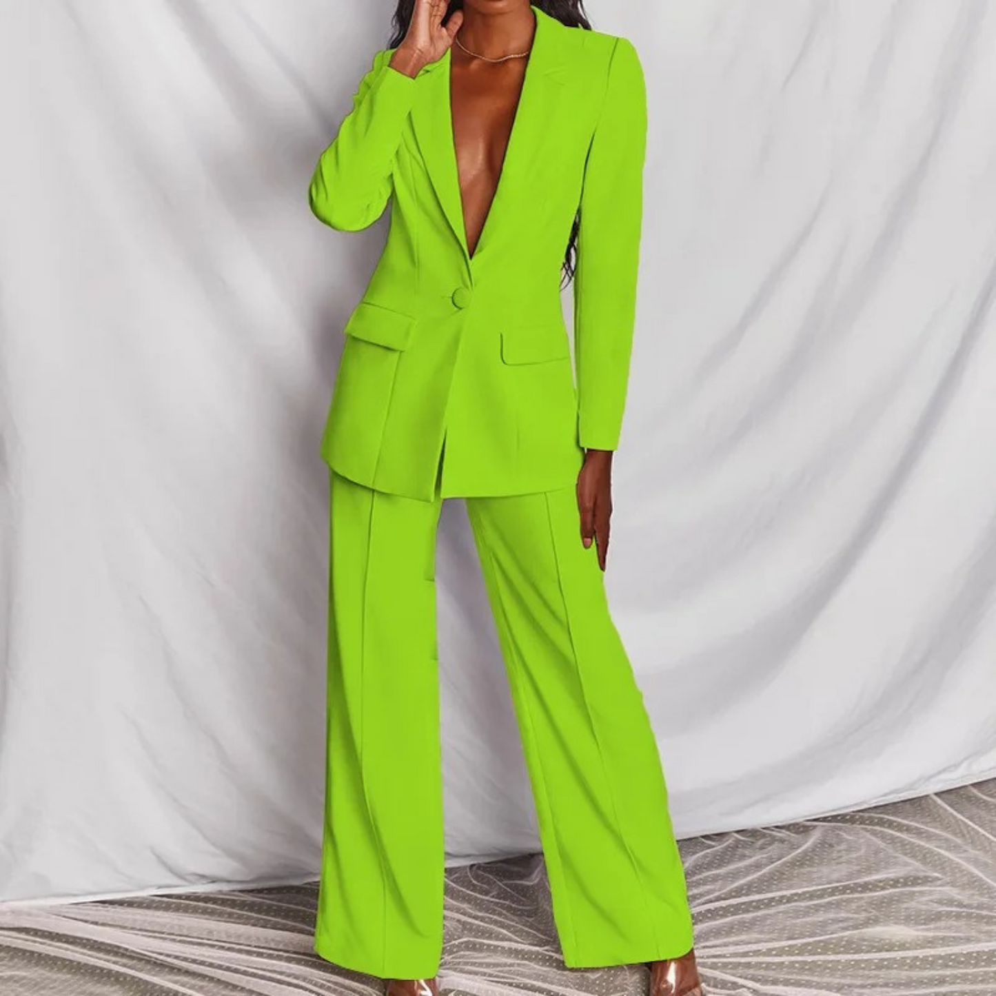 Elegantes Damen Blazer Set Langarm