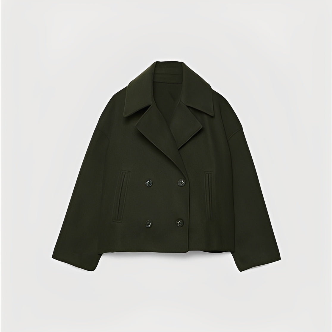 Bequeme Kurzjacke Damen Freizeit Style