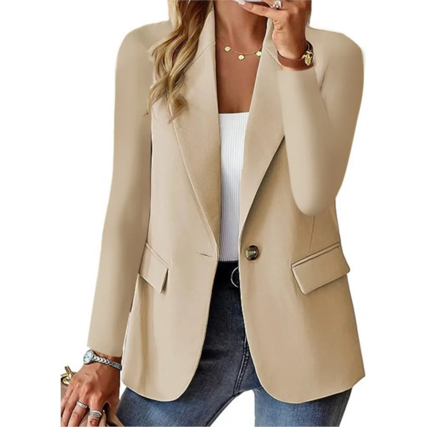 Herbst Blazer Elegant Lässig