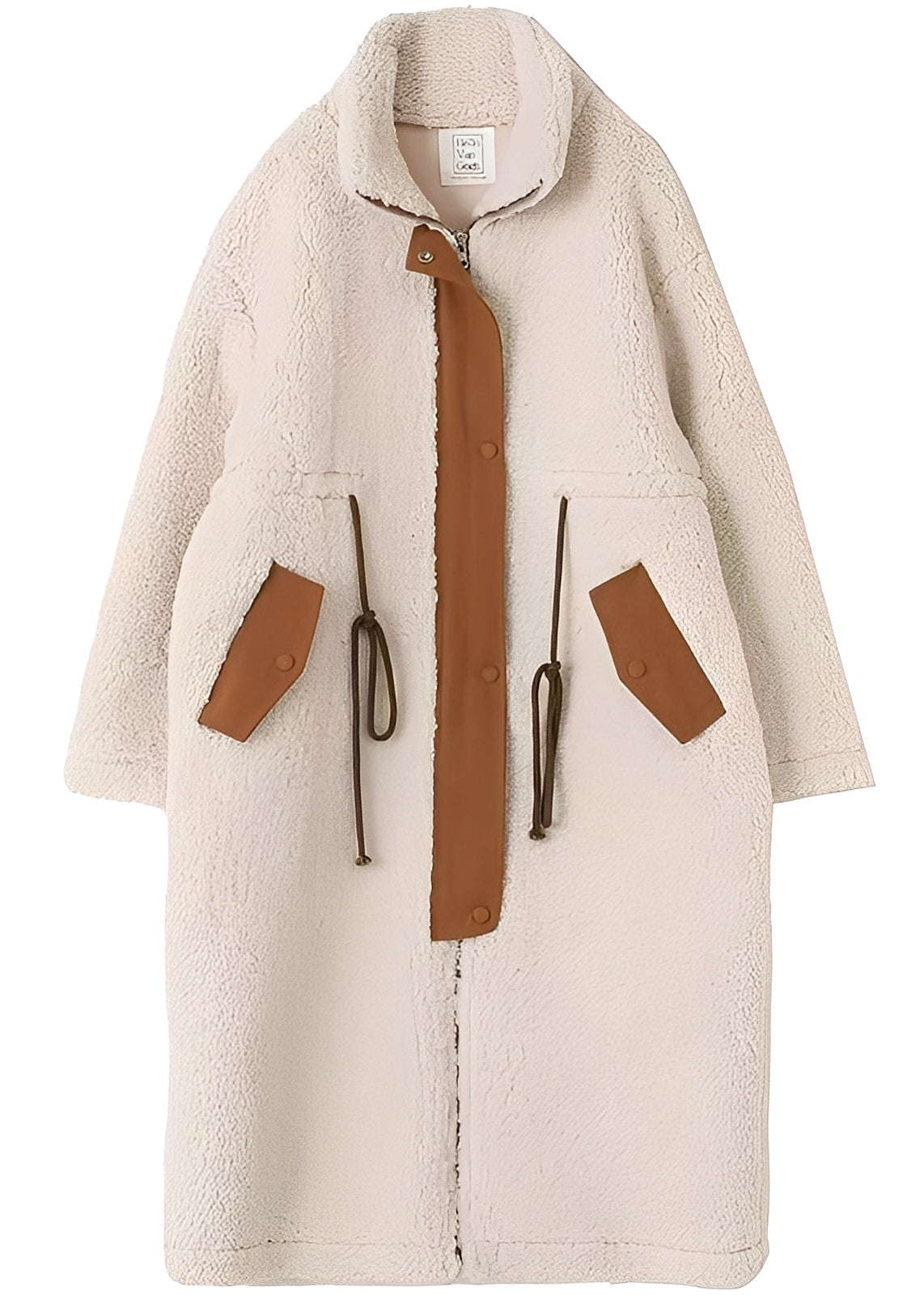 Frauen Wollmantel Warm Elegant Geschnitten