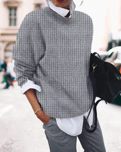 Bequemes Rundhals Sweatshirt Casual Style
