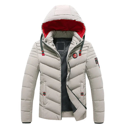 Herren Winterjacke Warm Daunenfüllung