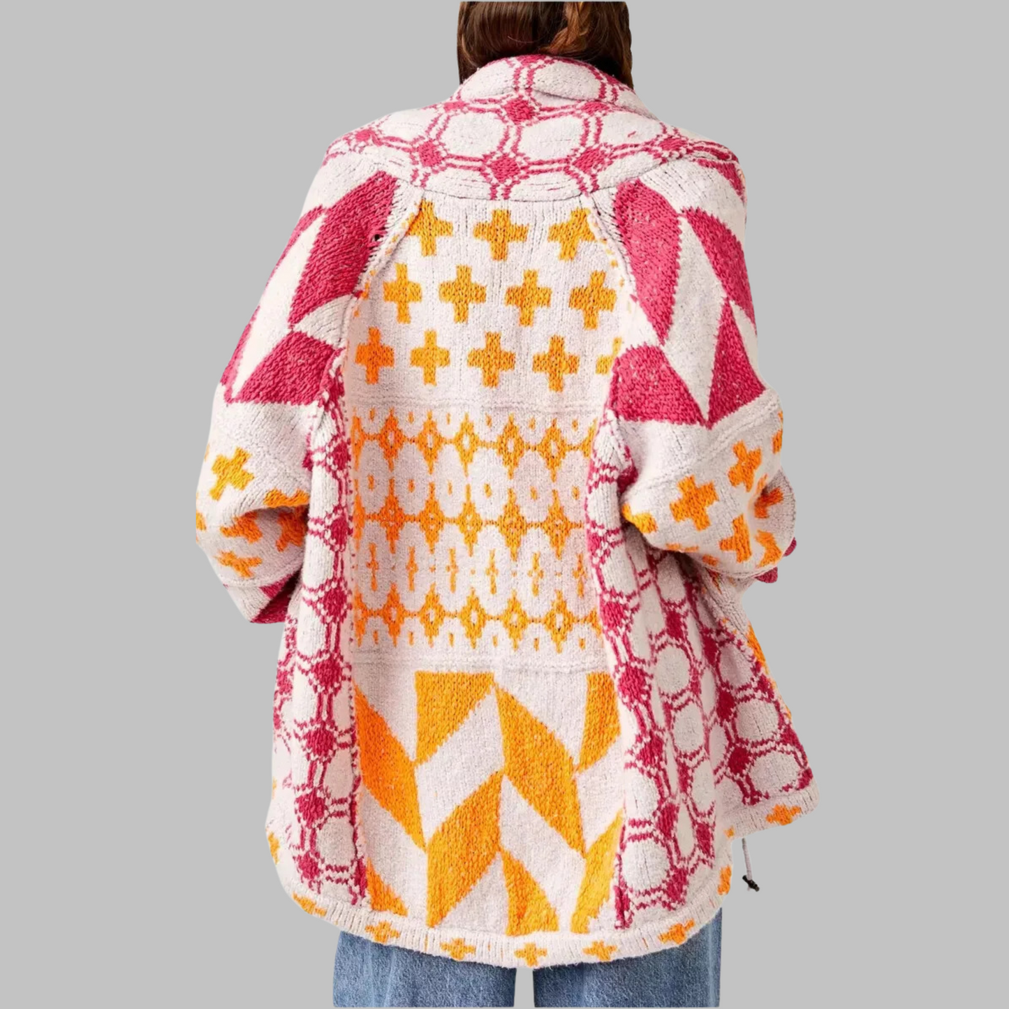 Stylische Strickjacke Damen Elegante