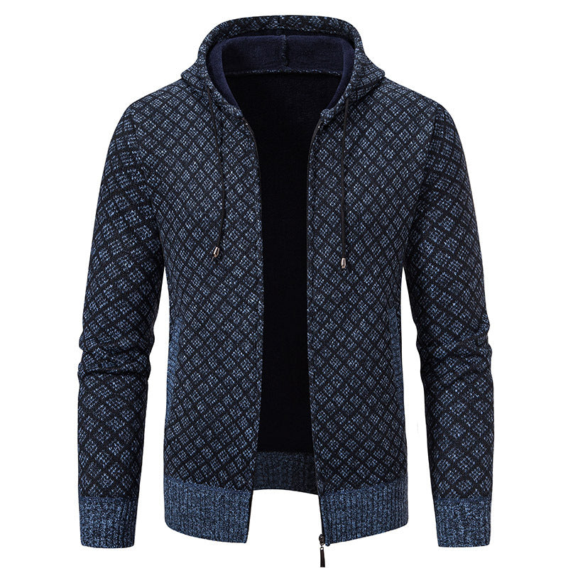 Stylish Herrenjacke Kapuze Slim Fit