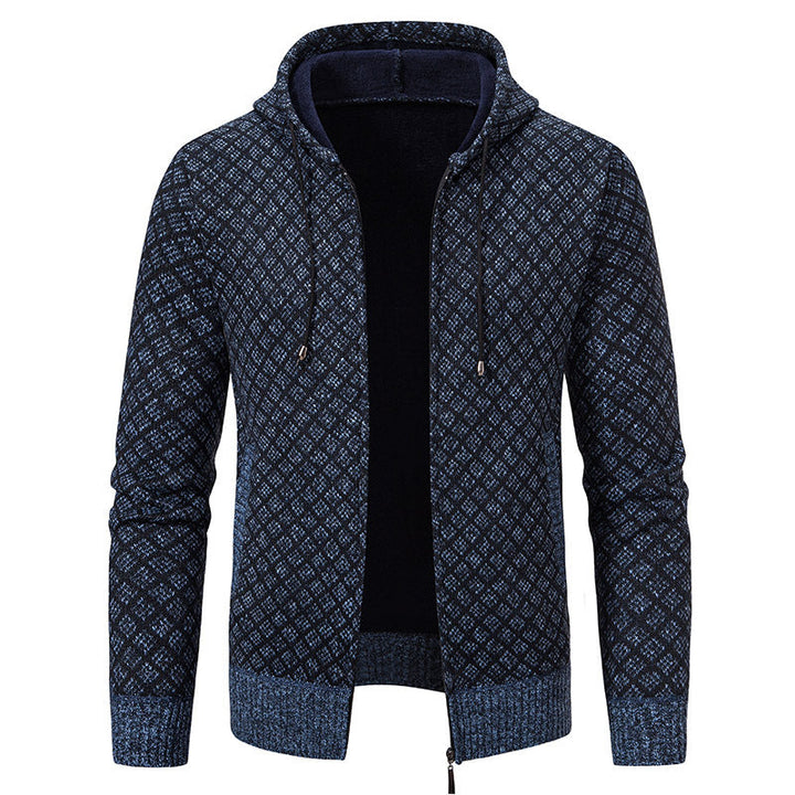 Stylish Herrenjacke Kapuze Slim Fit