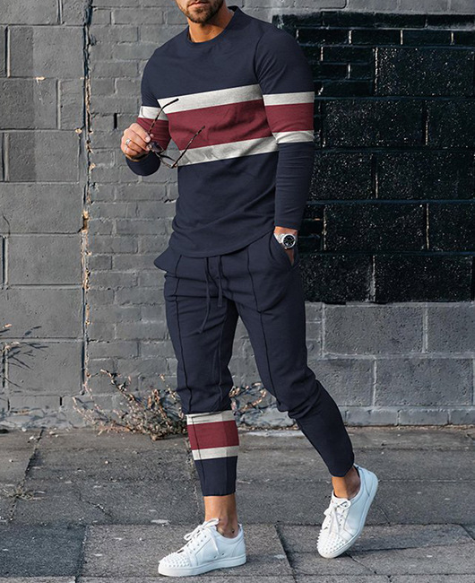 Stylisches Herren-Tracksuit-Set Italienisch Design - IdealeKleiden
