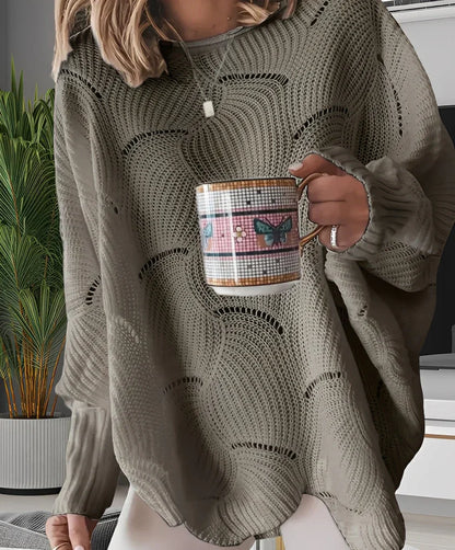 Stylischer V-Ausschnitt Pullover für Damen
