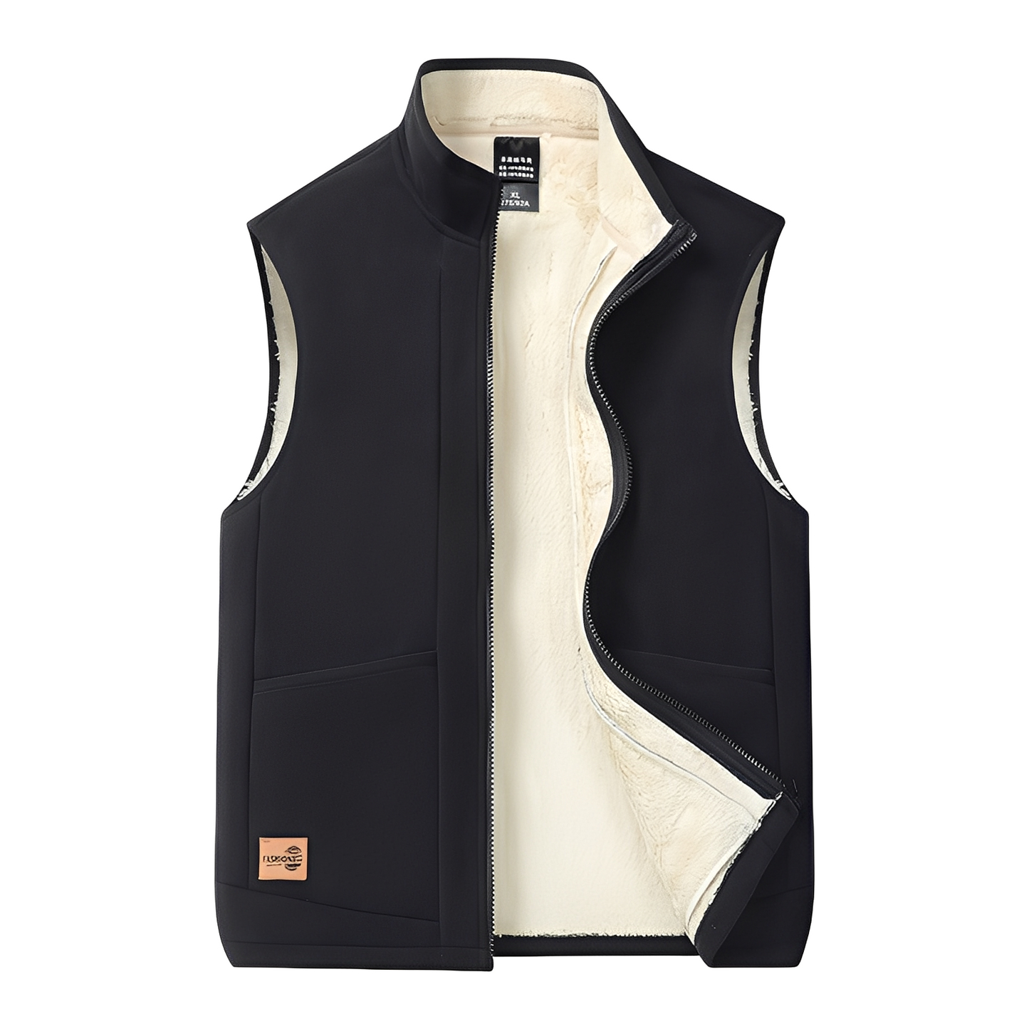 Herren Weste Warm Gefüttert Modern