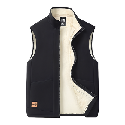 Herren Weste Warm Gefüttert Modern