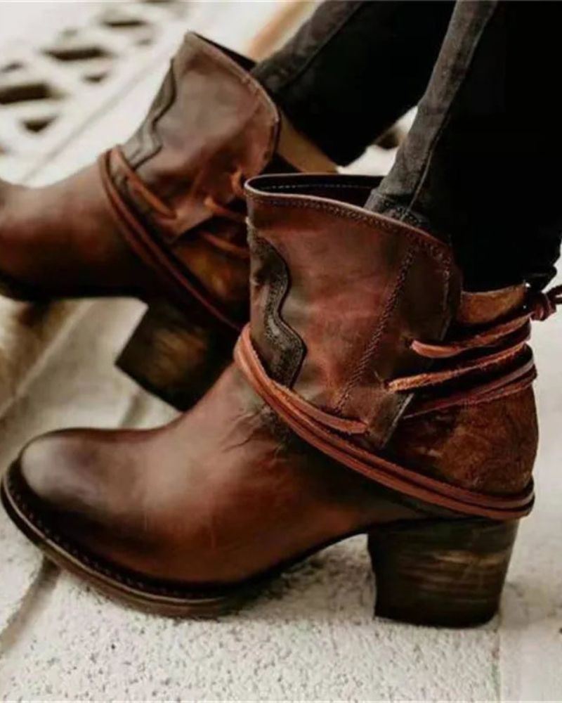 Stylische Westernstiefel Vintage Look