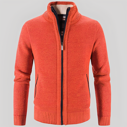 Praktischer Herren Cardigan mit Reißverschluss