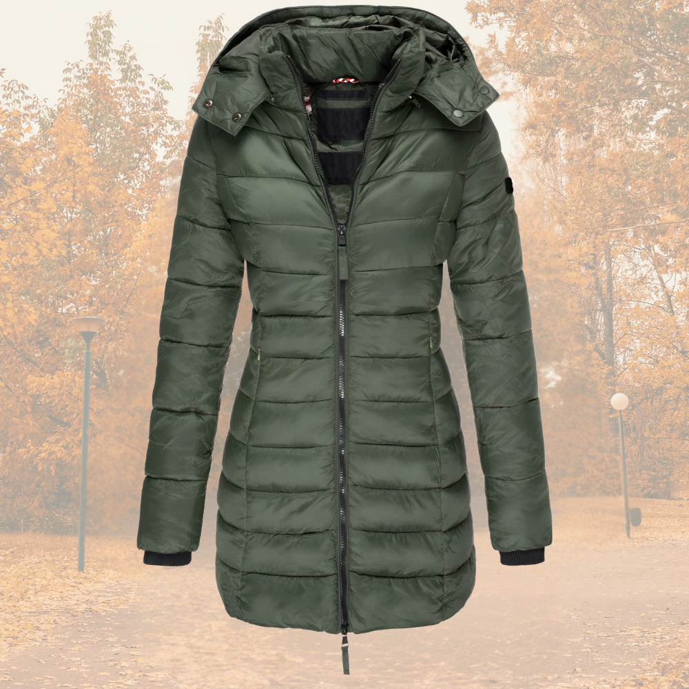 Winterjacke Damen Wattierte Kapuze