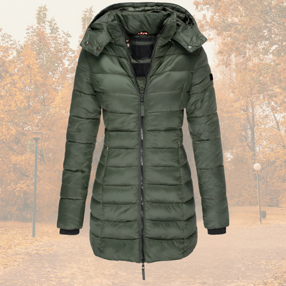 Winterjacke Damen Wattierte Kapuze