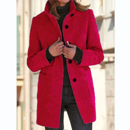 Damen Wollmantel Retro Chic Kayla
