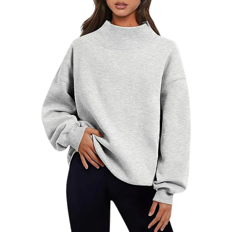 Bequemer Oversized Langarm Pullover