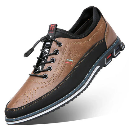 Herren Sneaker Rutschfest Leder Sport