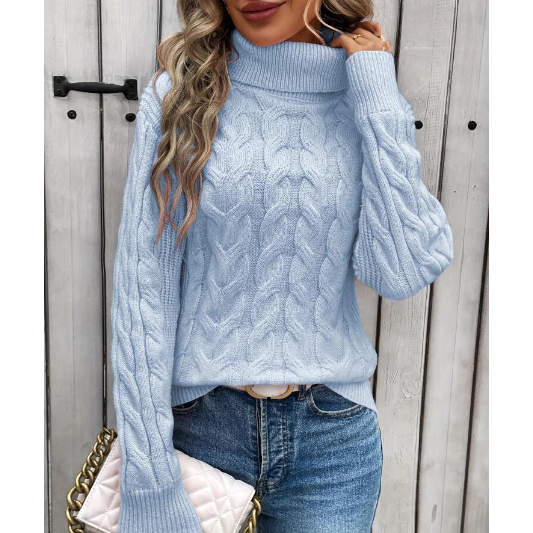 Eleganter Rollkragenpullover Klassisch Stil
