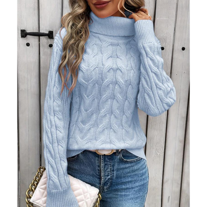 Eleganter Rollkragenpullover Klassisch Stil