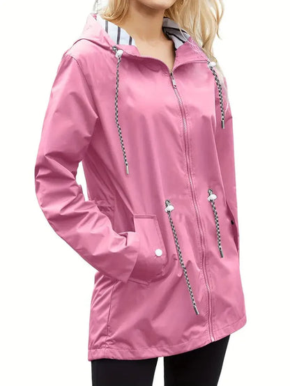 Wasserdichte Regenjacke Winter Warm Elegant