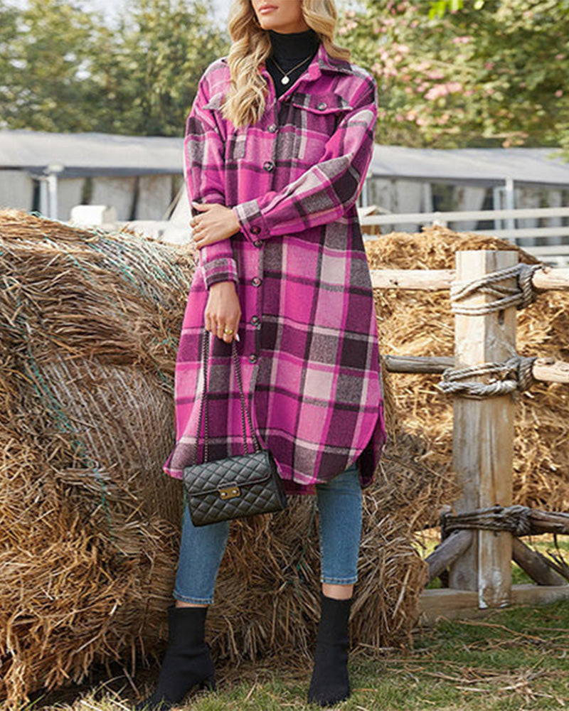 Stylischer Wintermantel mit Knöpfen