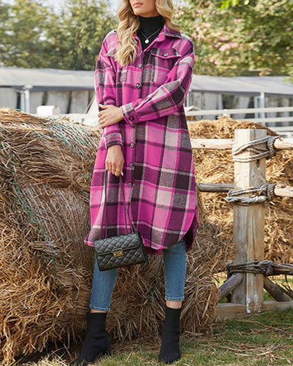 Stylischer Wintermantel mit Knöpfen
