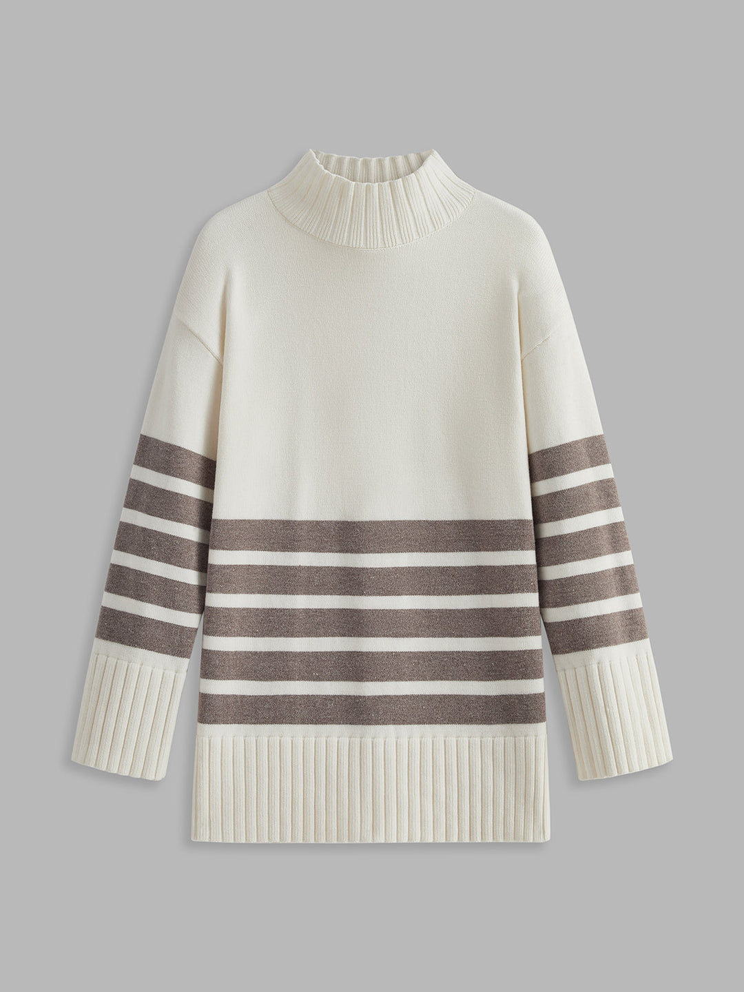 Stylischer Streifen Pullover Damen