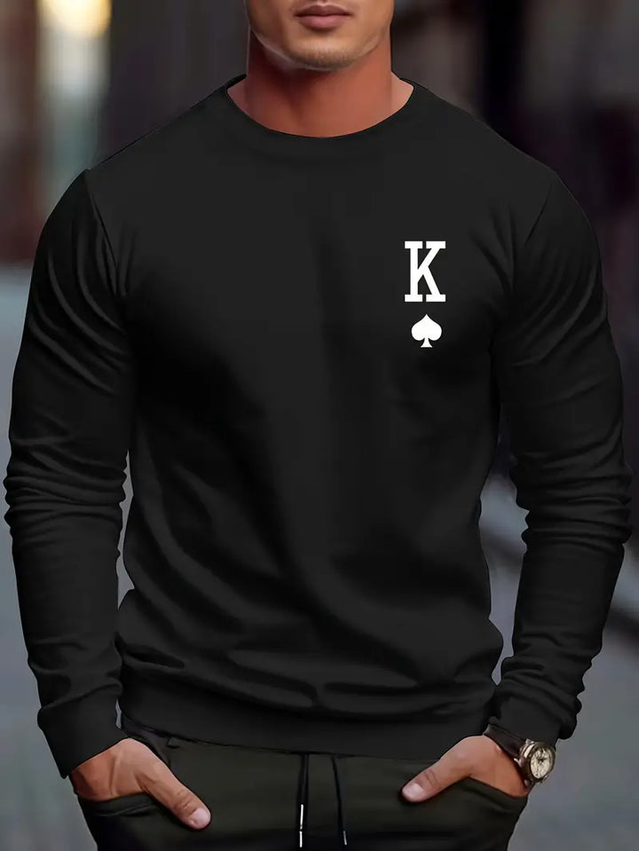Klassischer Herren Pullover Rundhals Ausgezeichnete Qualität