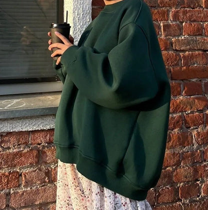 Übergroßer Strickpullover Gemütlich Oversized