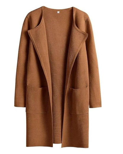Elegante Damenmantel Rever Klassisch