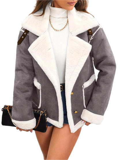 Elegante Damenwinterjacke TeddyLook