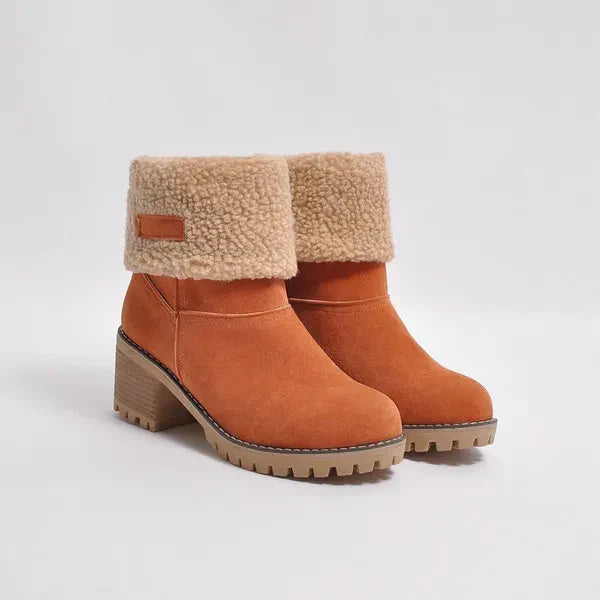 Damen Stiefel Wasserdicht Weich Wollfüllung