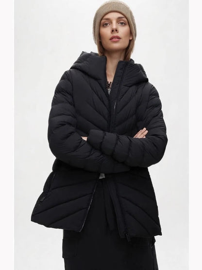 Leichte Steppjacke Damen Kapuze