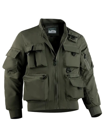 Herren-Cargo-Jacke Vieltaschig Funktionell