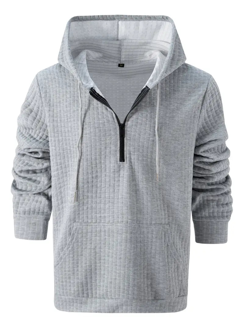Leichter Waffel-Hoodie für Herren Sportlich