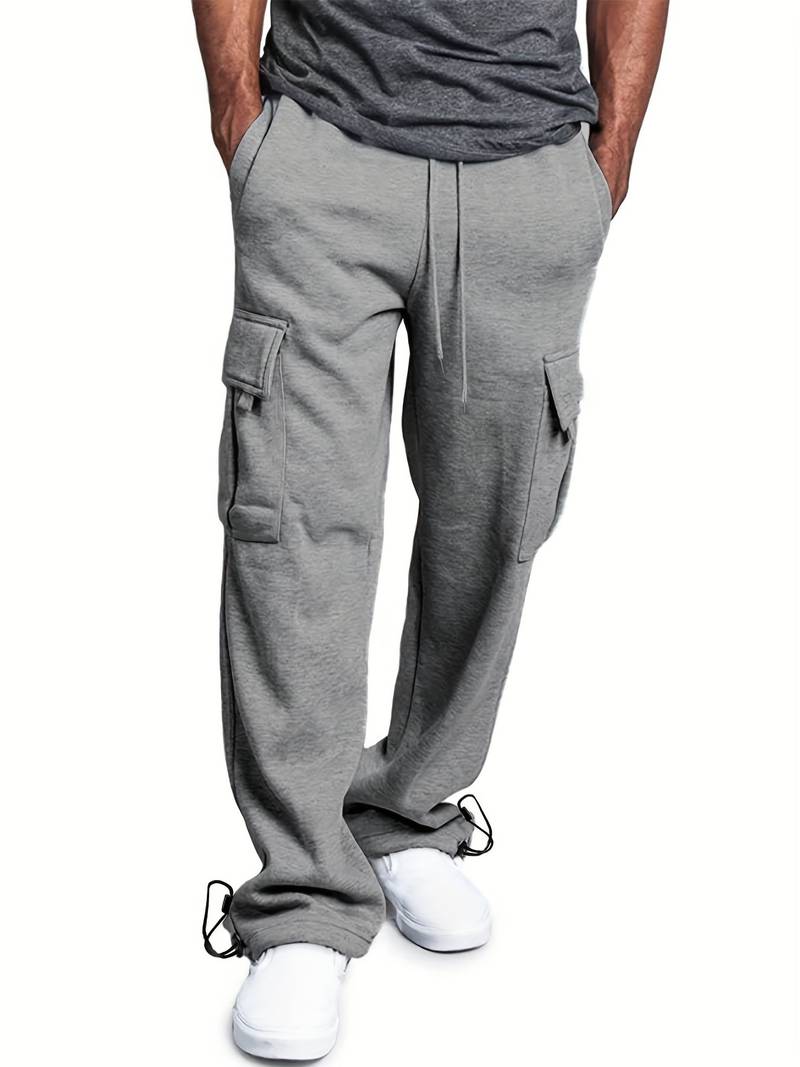 Herren Cargohose Bequem Vielfach Taschen - IdealeKleiden