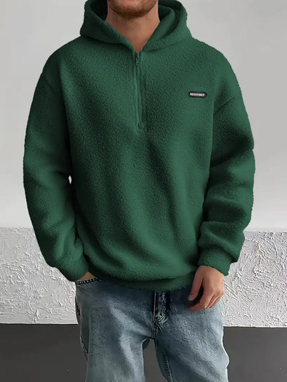 Weicher Kapuzenpullover Herren Flauschig Kuschelig