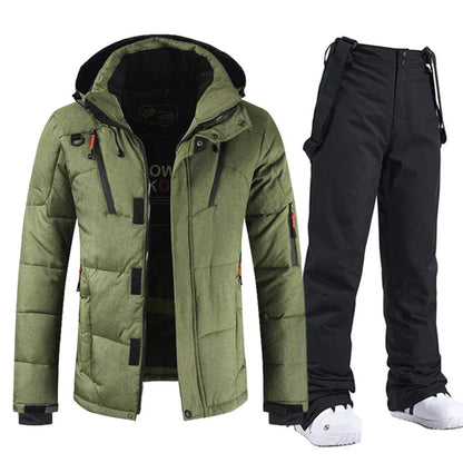 Herren Outdoor Jacken Set Warm Winter