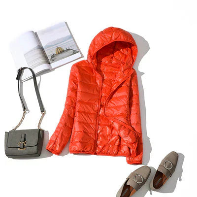 Herbstjacke Warm Padded Winter Parka Kapuze