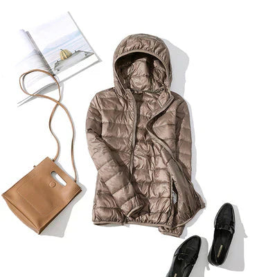 Herbstjacke Warm Padded Winter Parka Kapuze