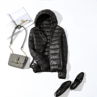 Herbstjacke Damen Warm Kapuze