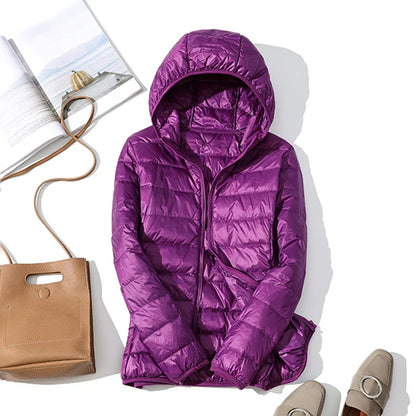 Herbstjacke Damen Warm Kapuze